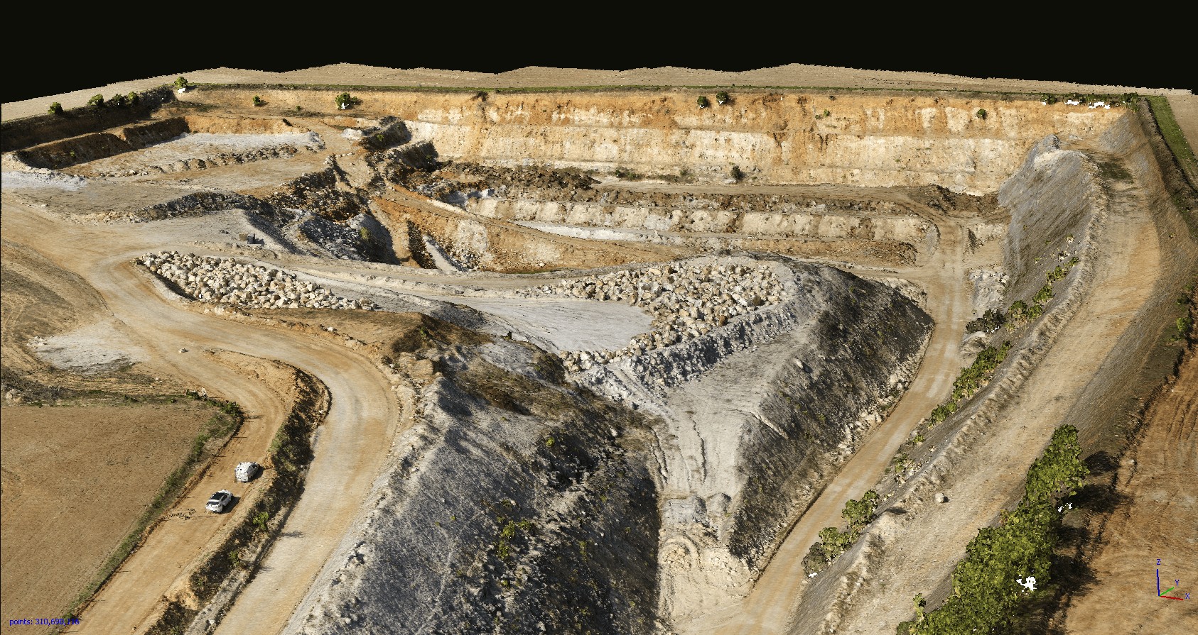 Suivi de chantier par photogrammétrie