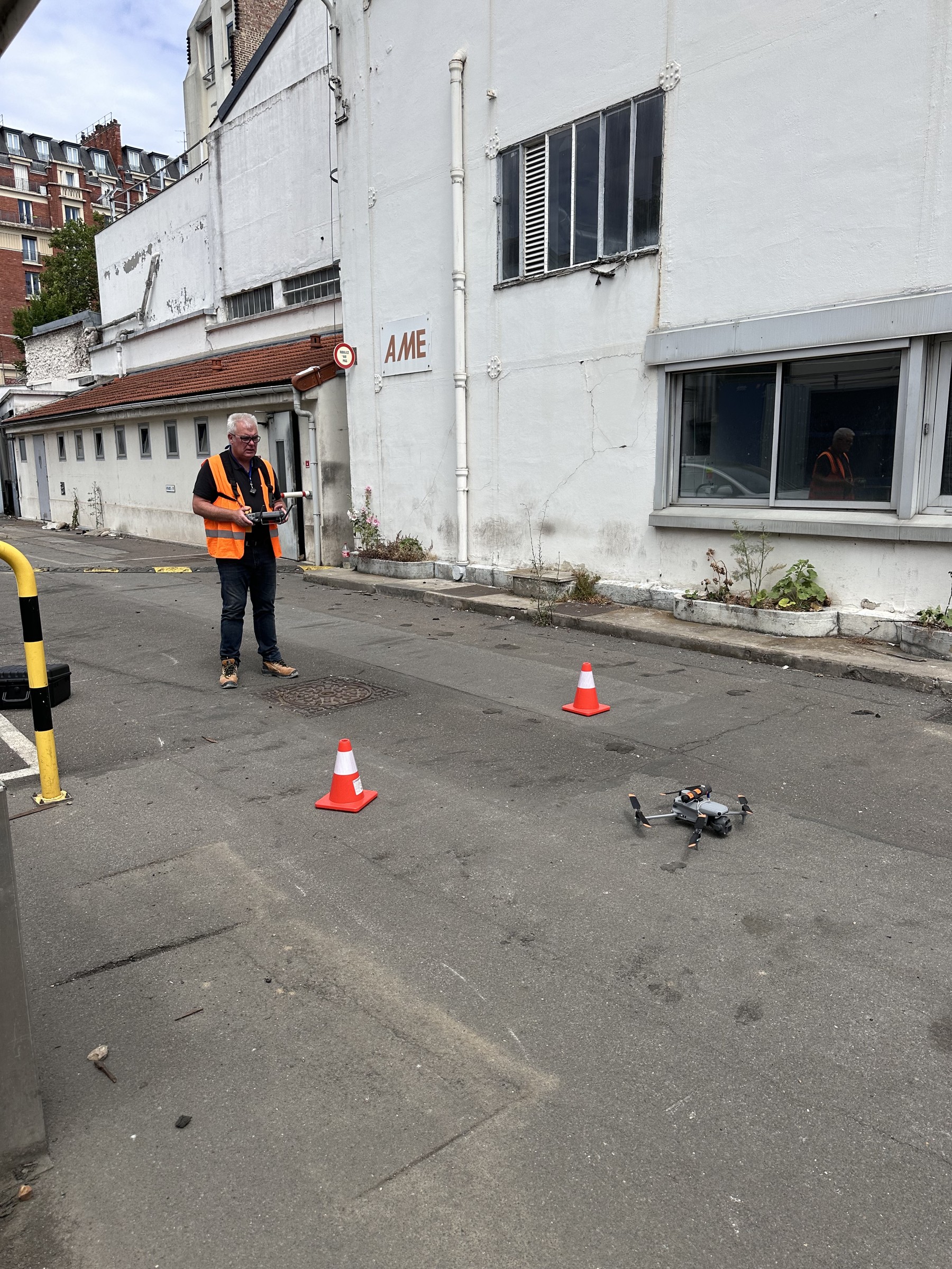 Inspection visuelle d’un ouvrage par drone